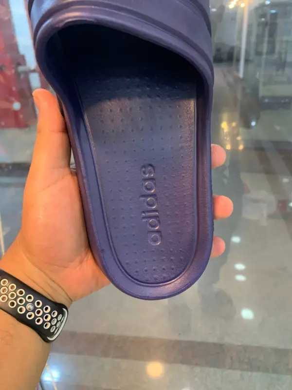 ⁦شبشب رجالي  كحلي ايفا Adidas⁩ - الصورة ⁦3⁩