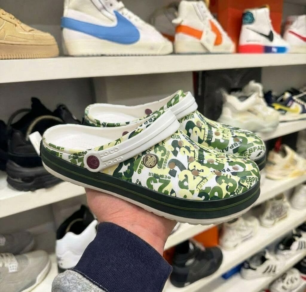 كروكس رجالي ابيض جيشي COCO07