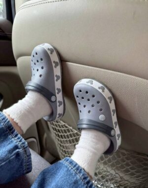 كروكس اطفالي رصاصي مستورد